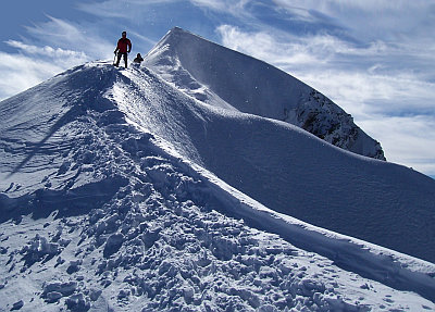 Grań podszczytowa Mont Blanc (fot.M.Pokszan)